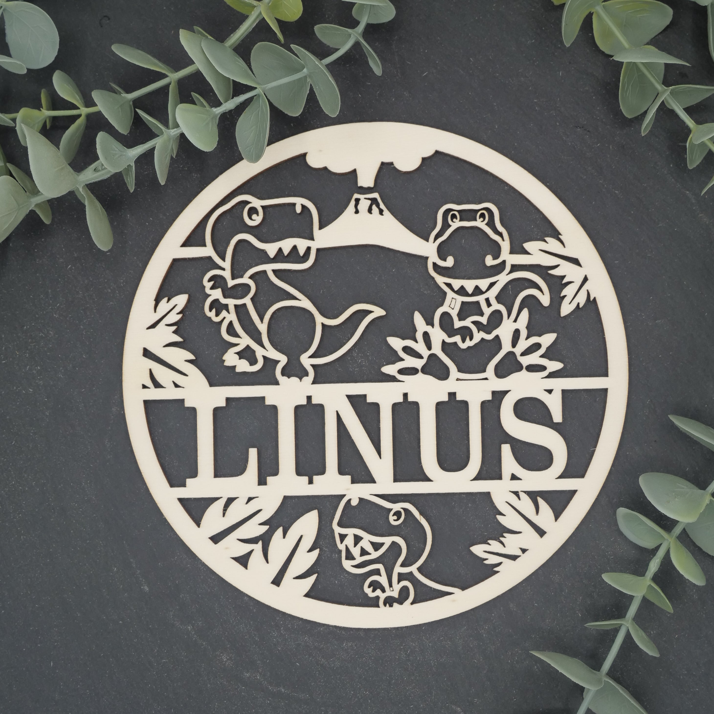 Namenschild Dinosaurier