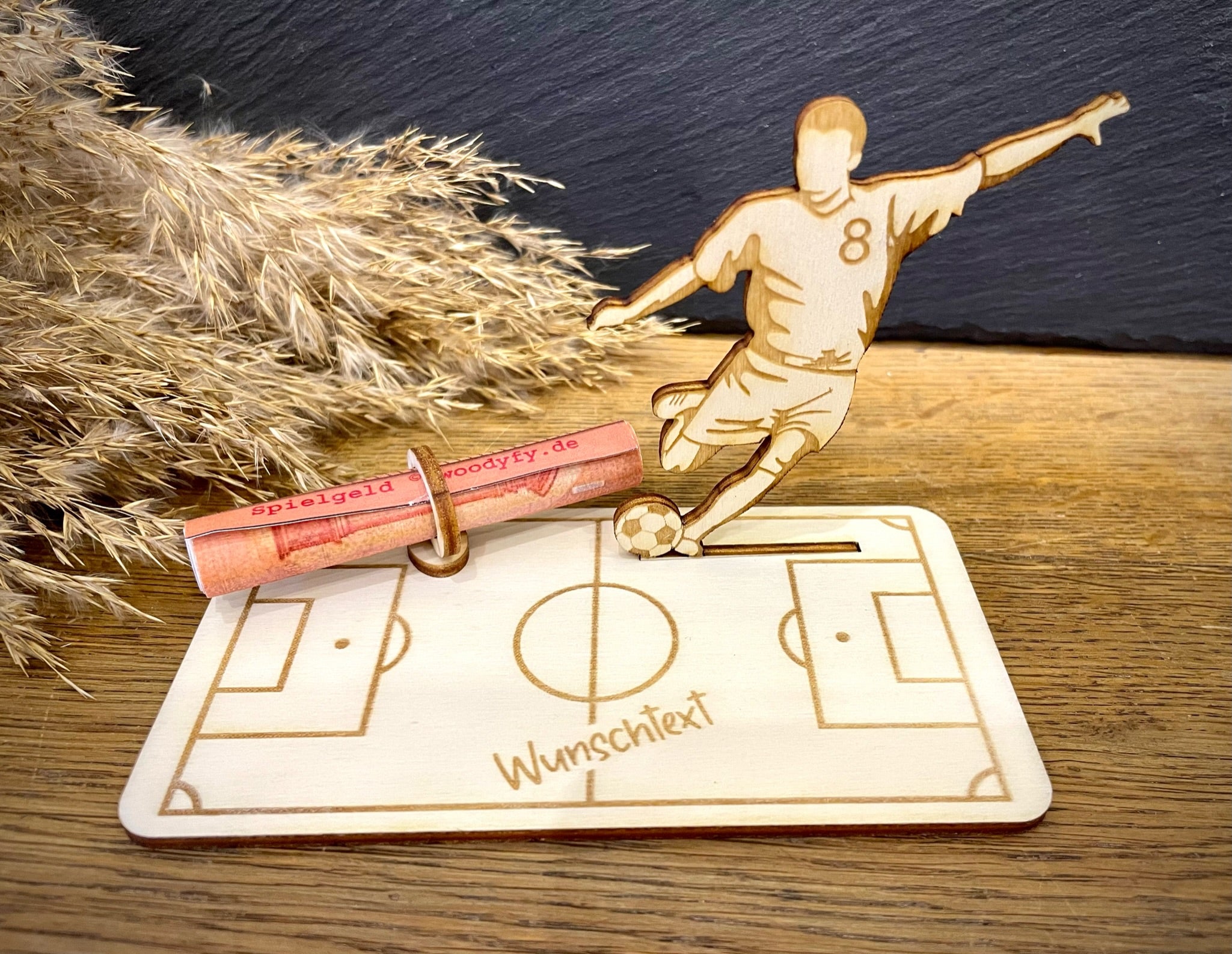 Geldscheinhalter Fußballspieler