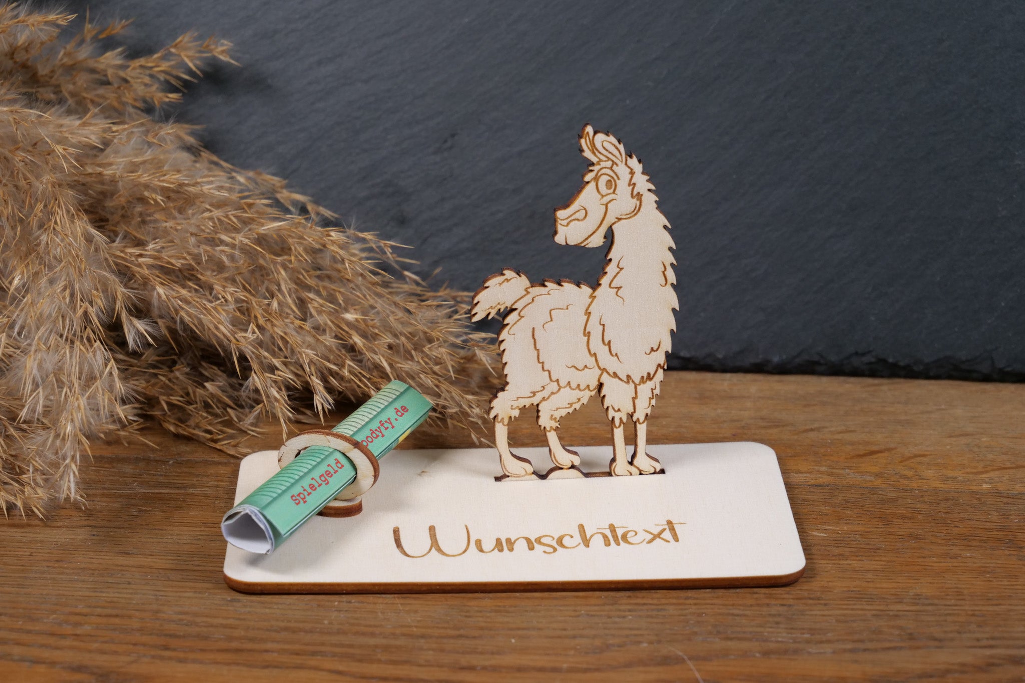 Geldscheinhalter Lama