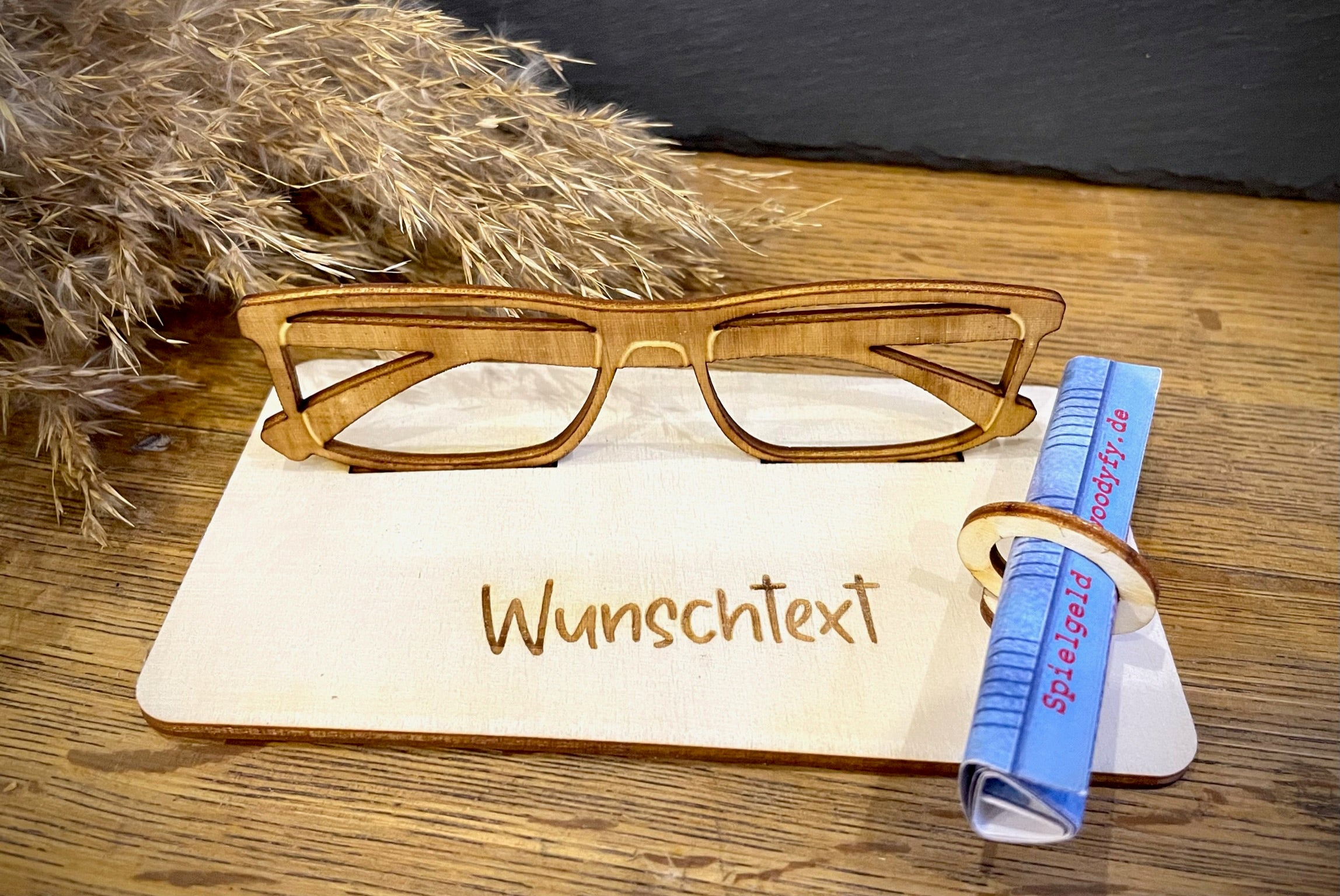 Geldscheinhalter Brille