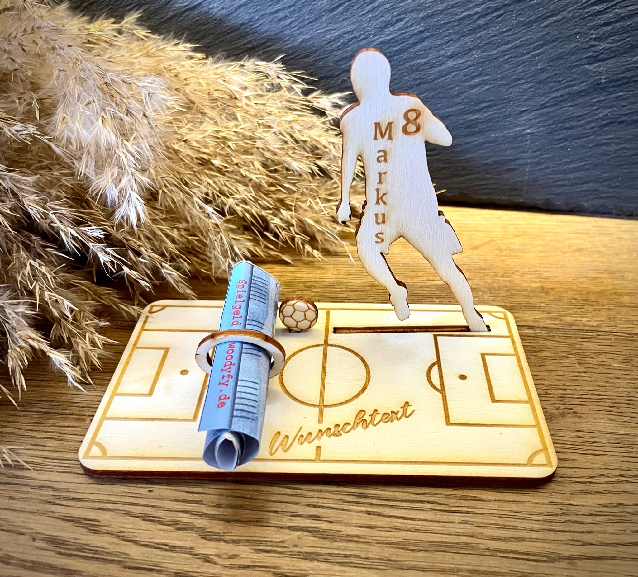 Geldscheinhalter Fußballspieler