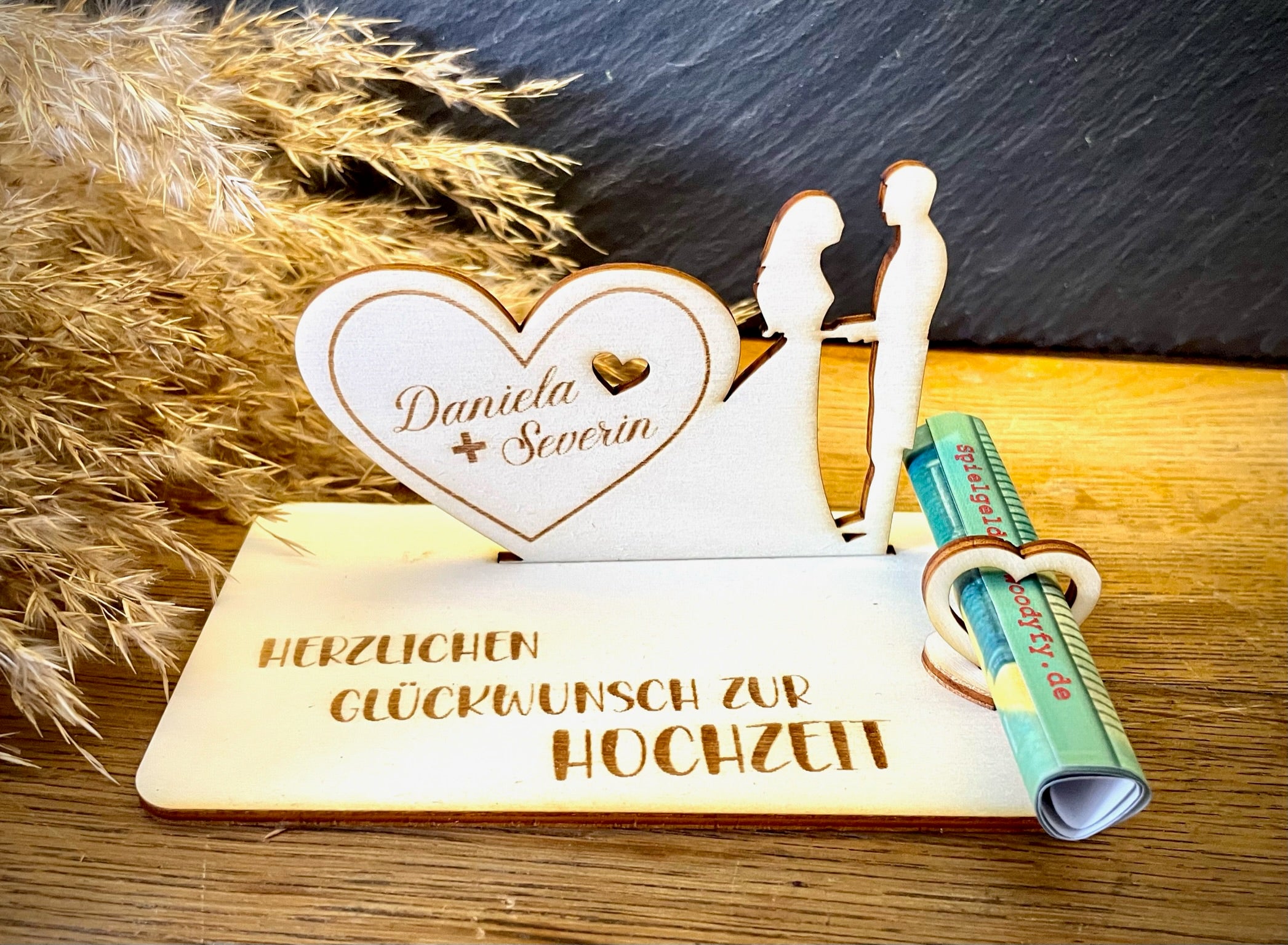 Geldscheinhalter Hochzeitspaar