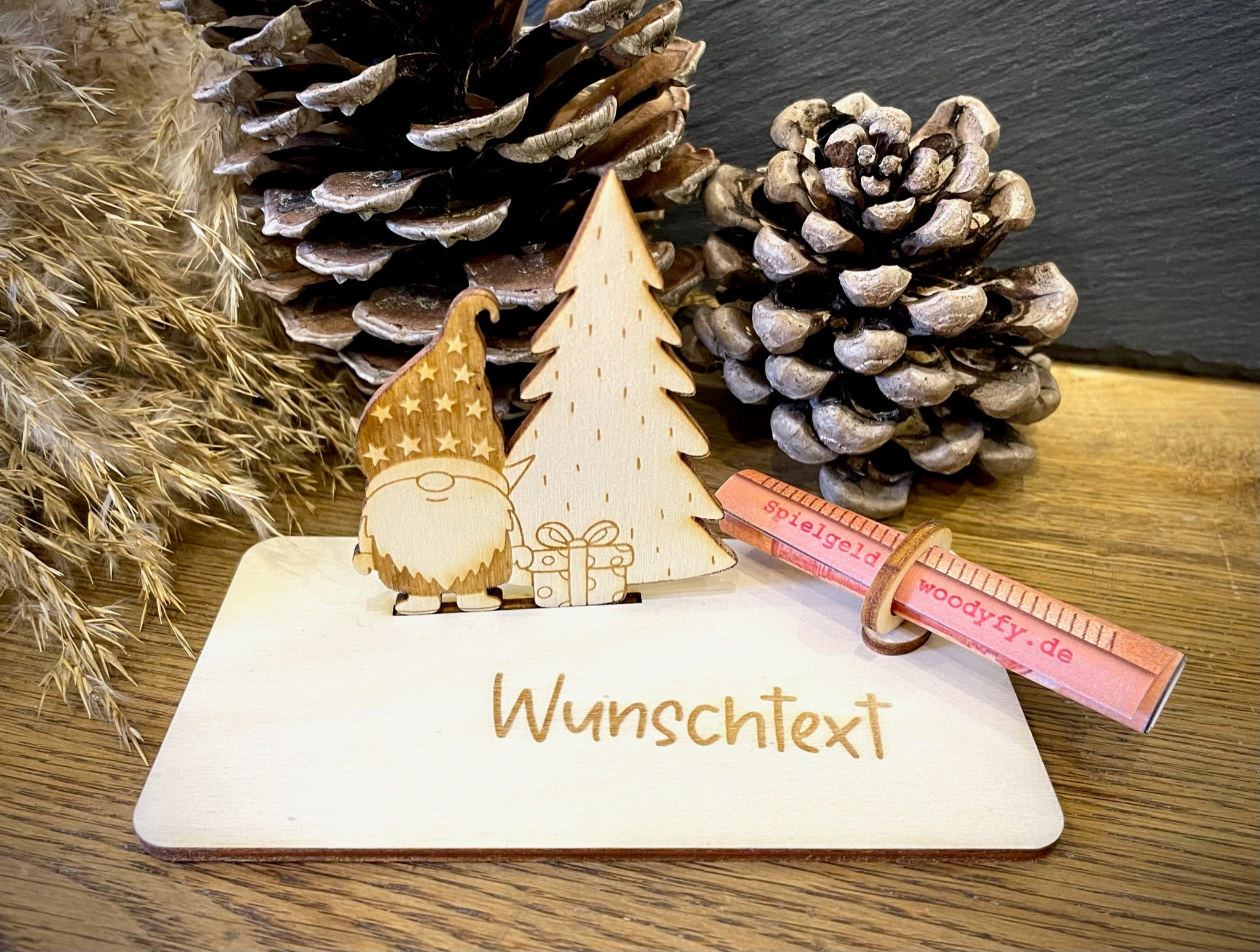 Geldscheinhalter Weihnachtswichtel