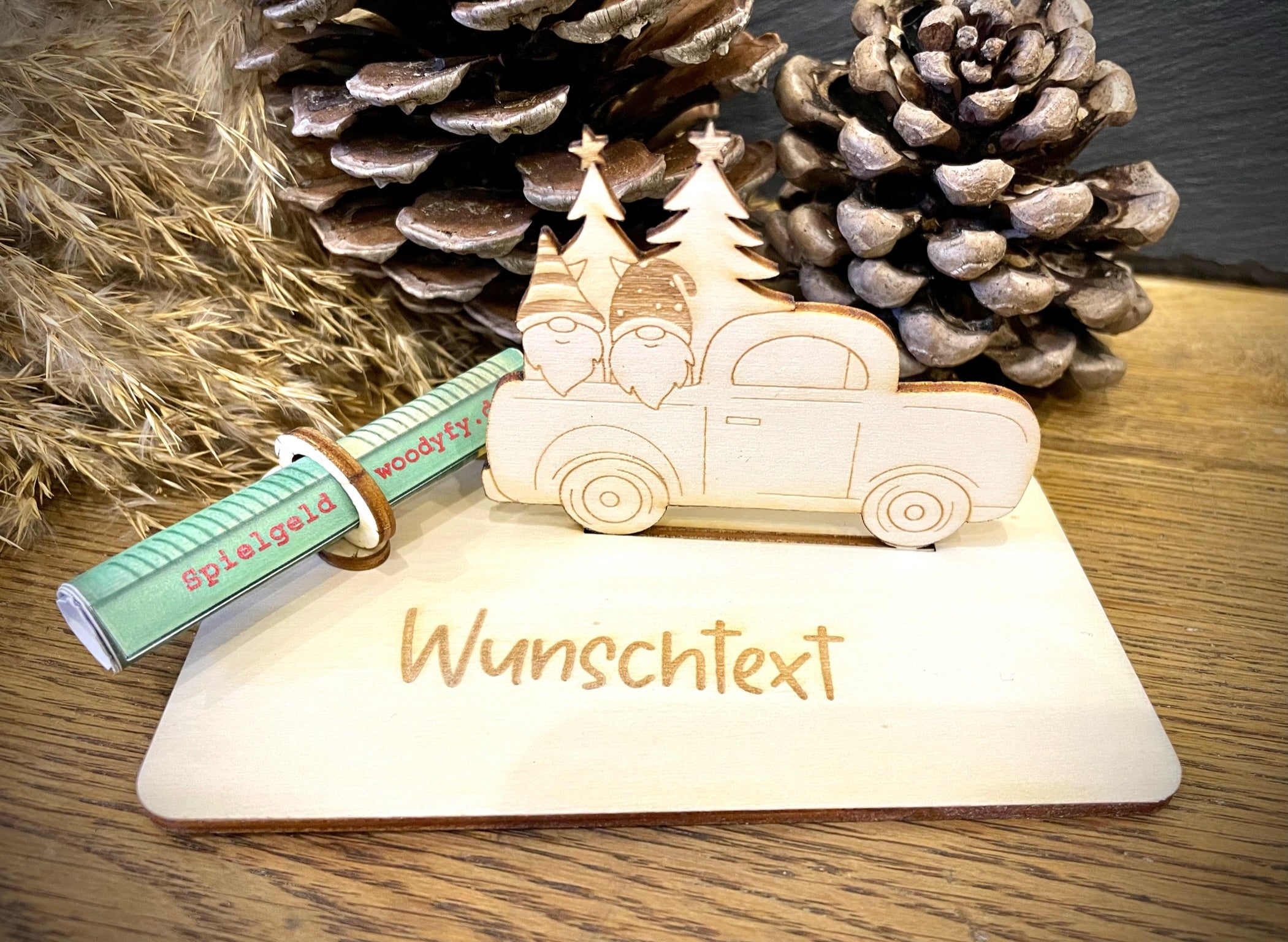 Geldscheinhalter Weihnachtswichtel