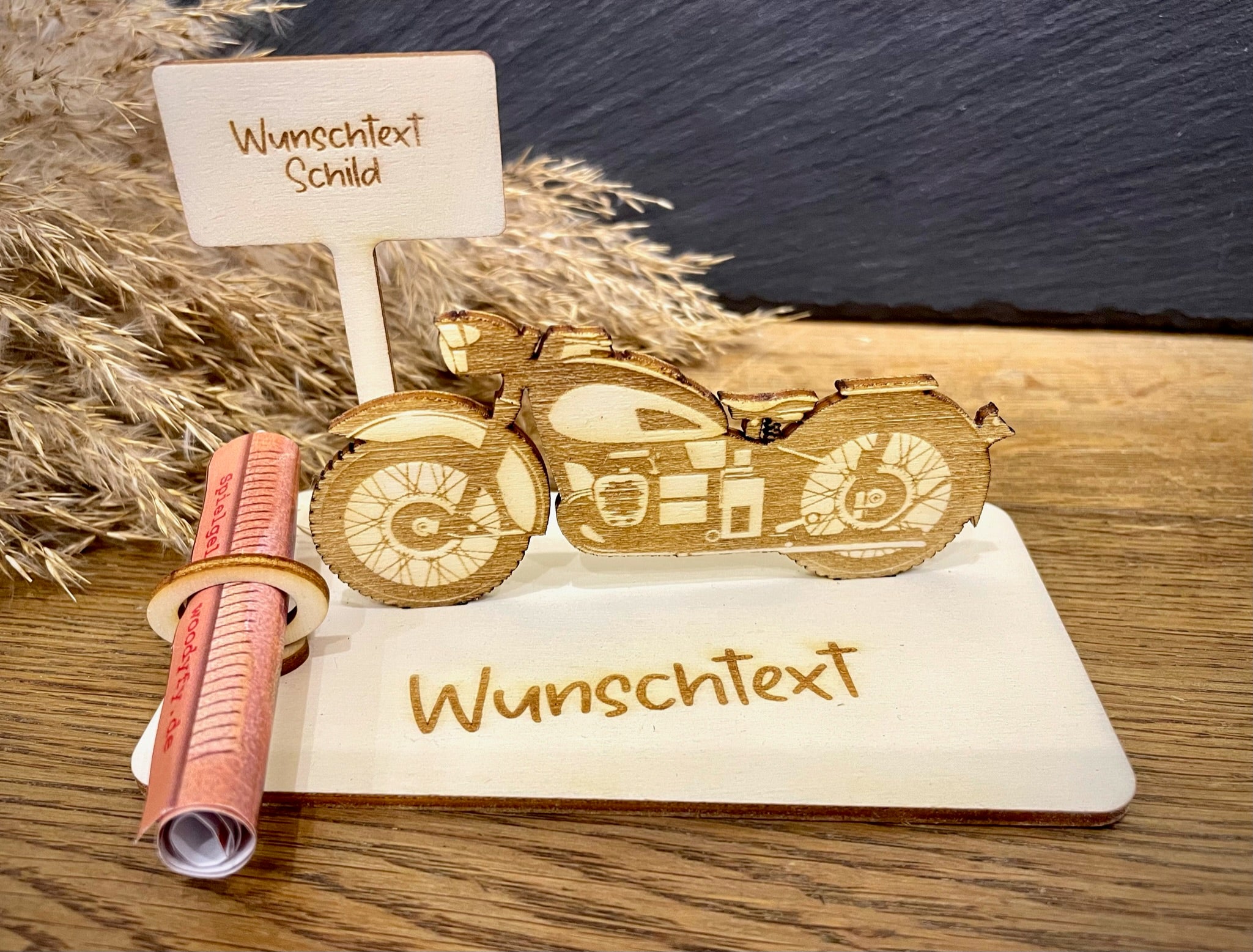 Geldscheinhalter Motorrad