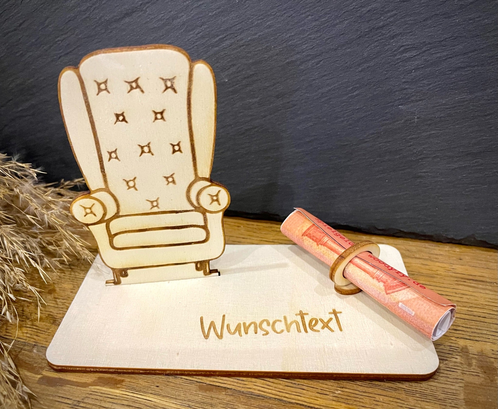 Geldscheinhalter Sessel