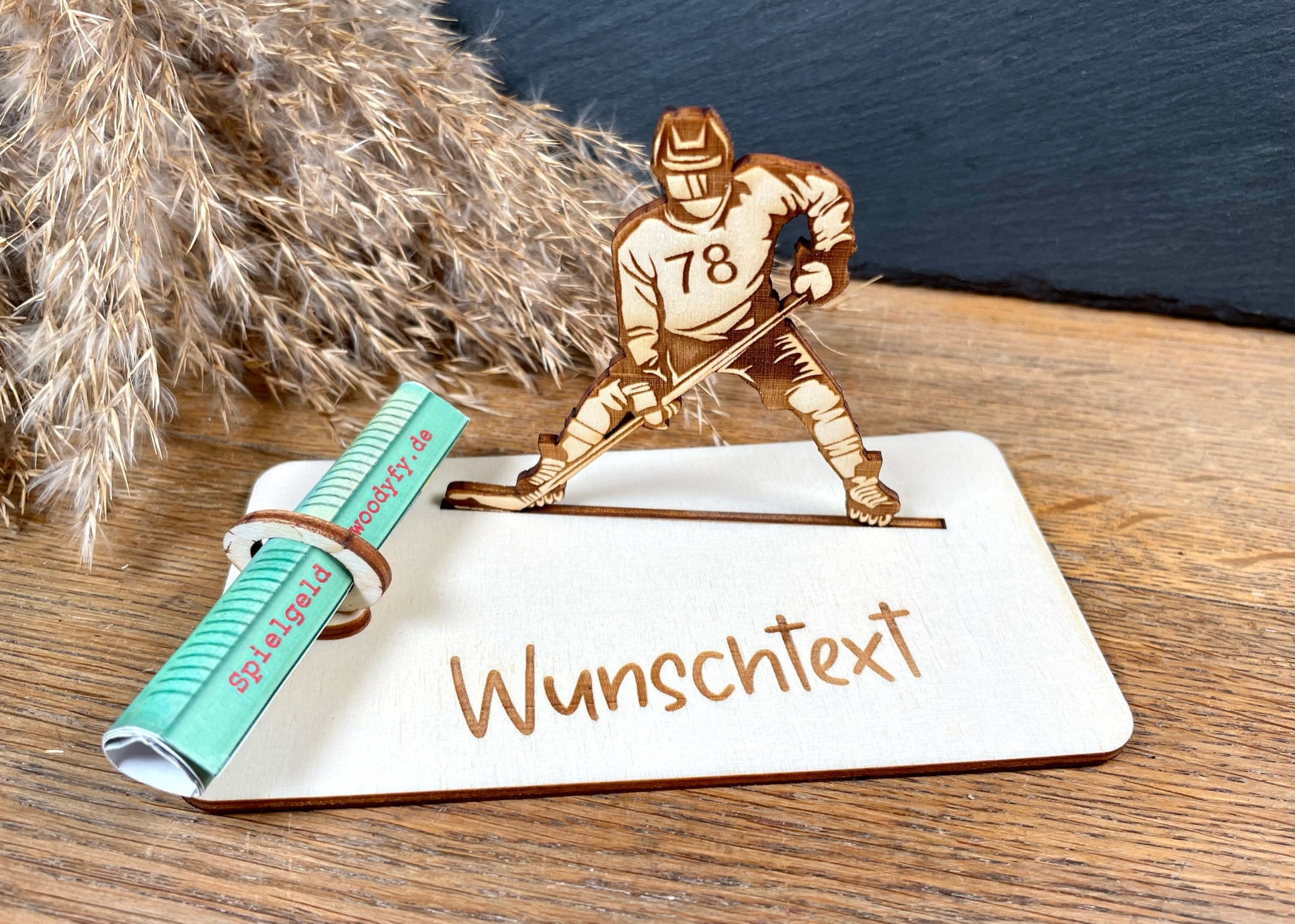 Geldscheinhalter Inlinehockeyspieler