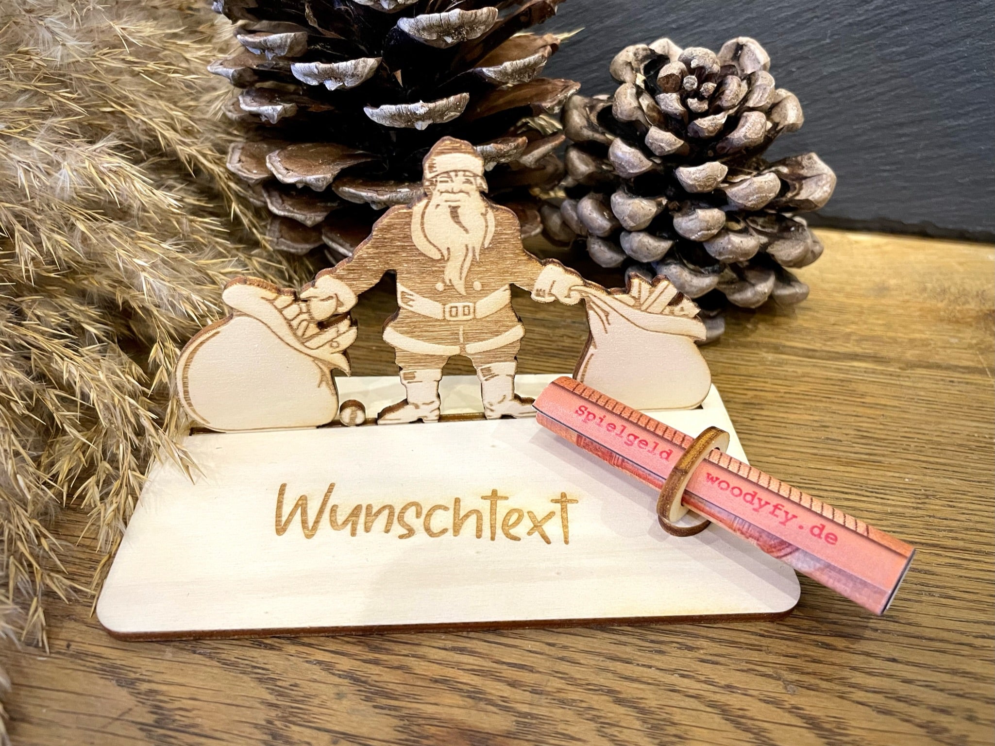 Geldscheinhalter Weihnachtsmann