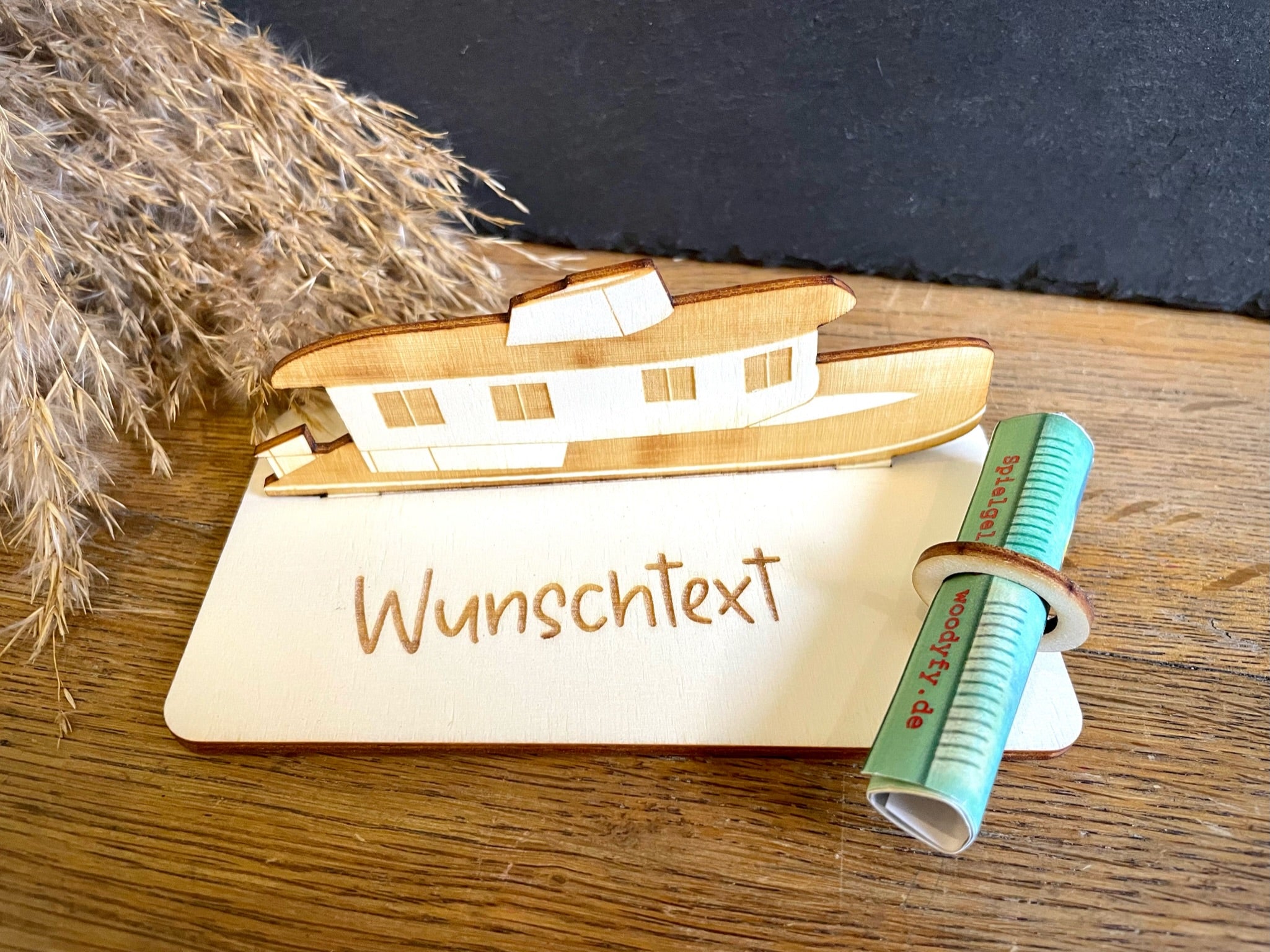 Geldscheinhalter Hausboot