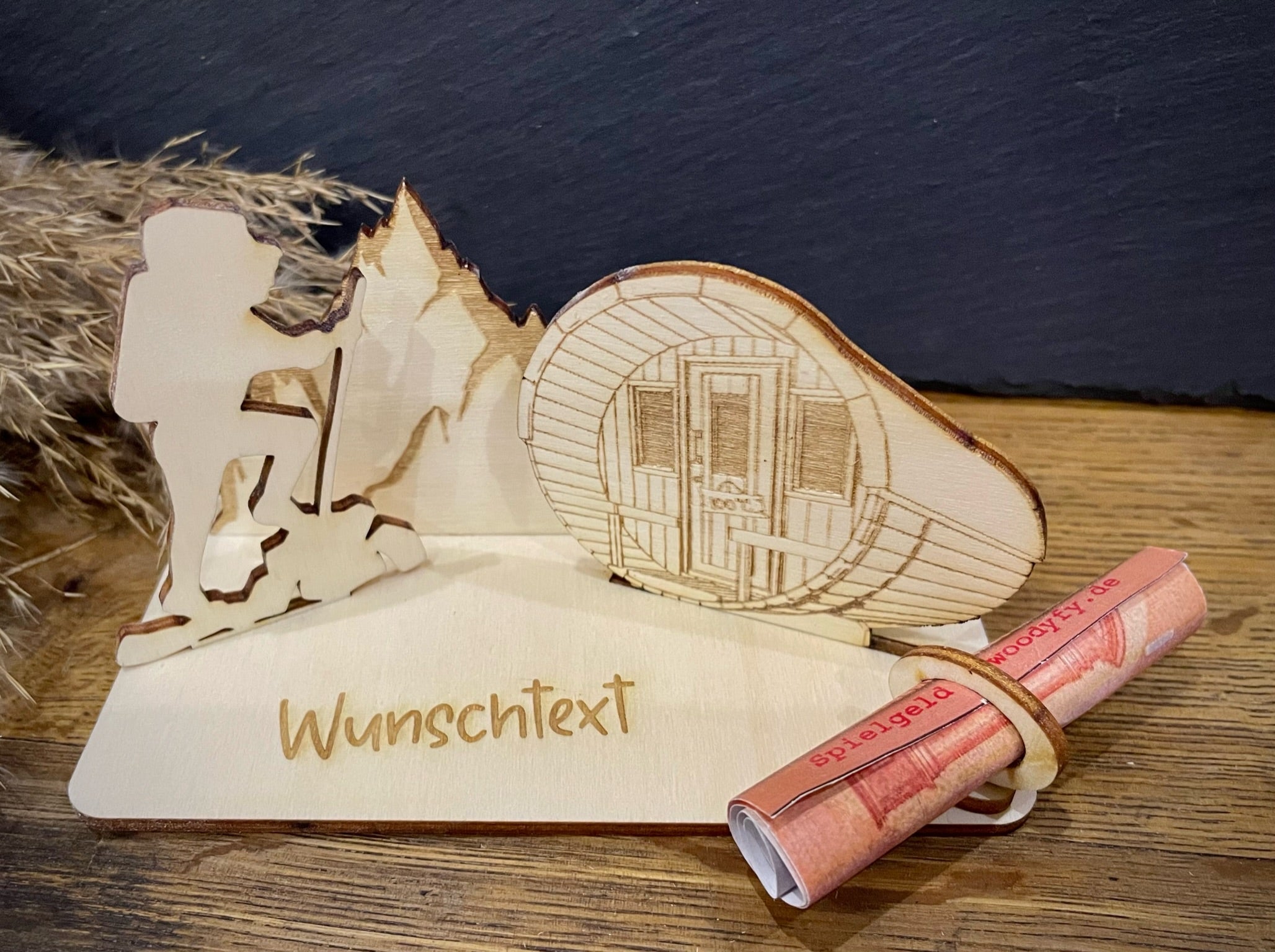 Geldscheinhalter Sauna, Wellness