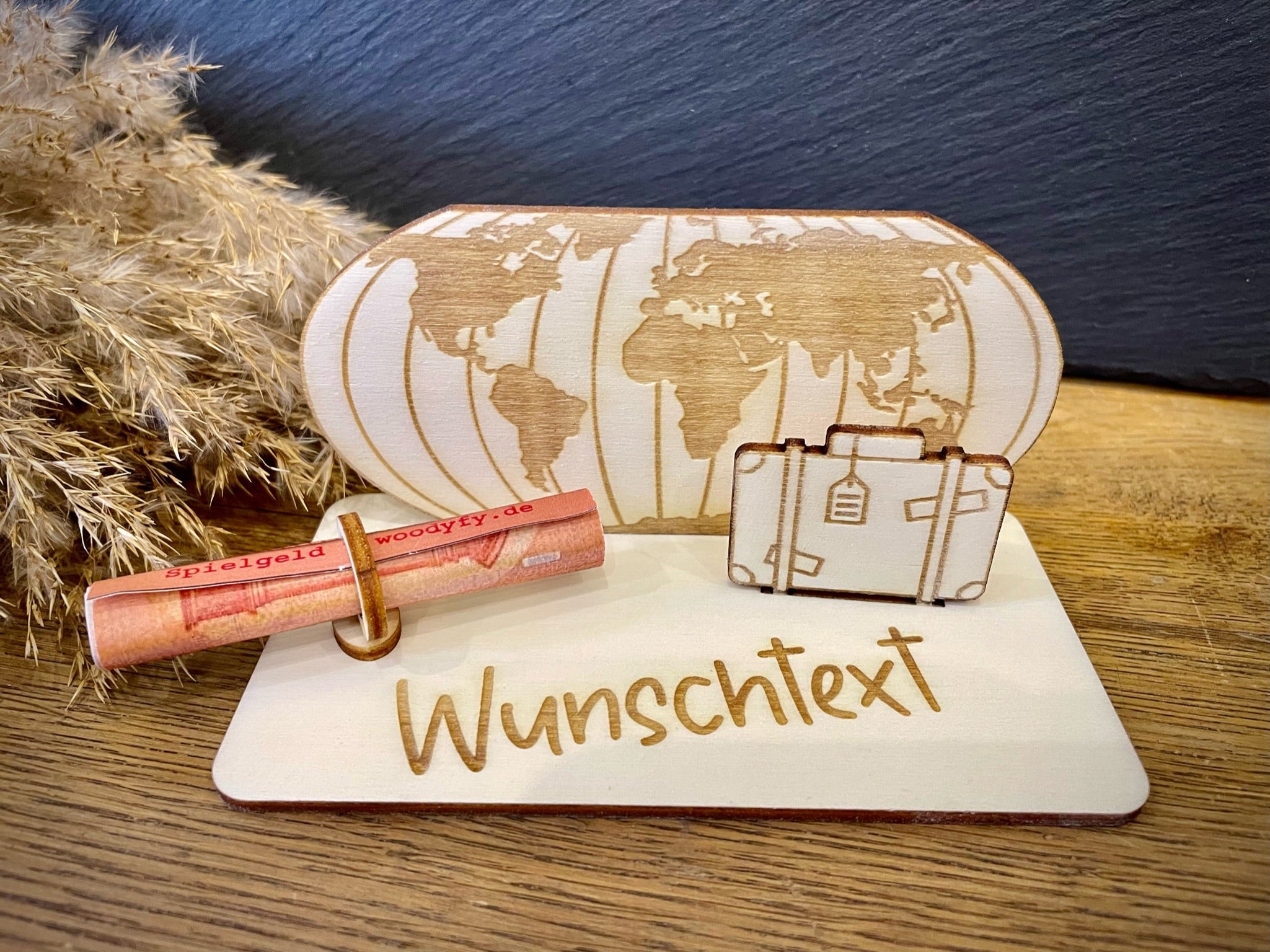 Geldscheinhalter Urlaub, Koffer