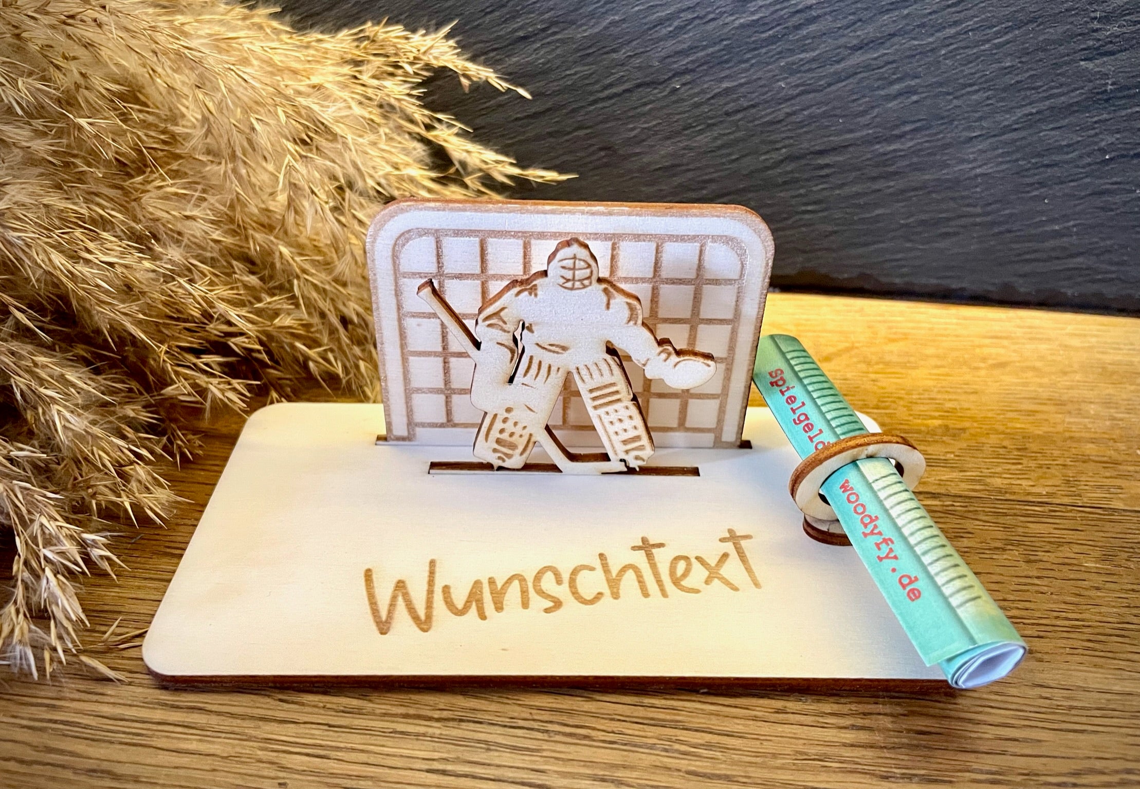 Geldscheinhalter Goalie, Torhüter, Eishockey