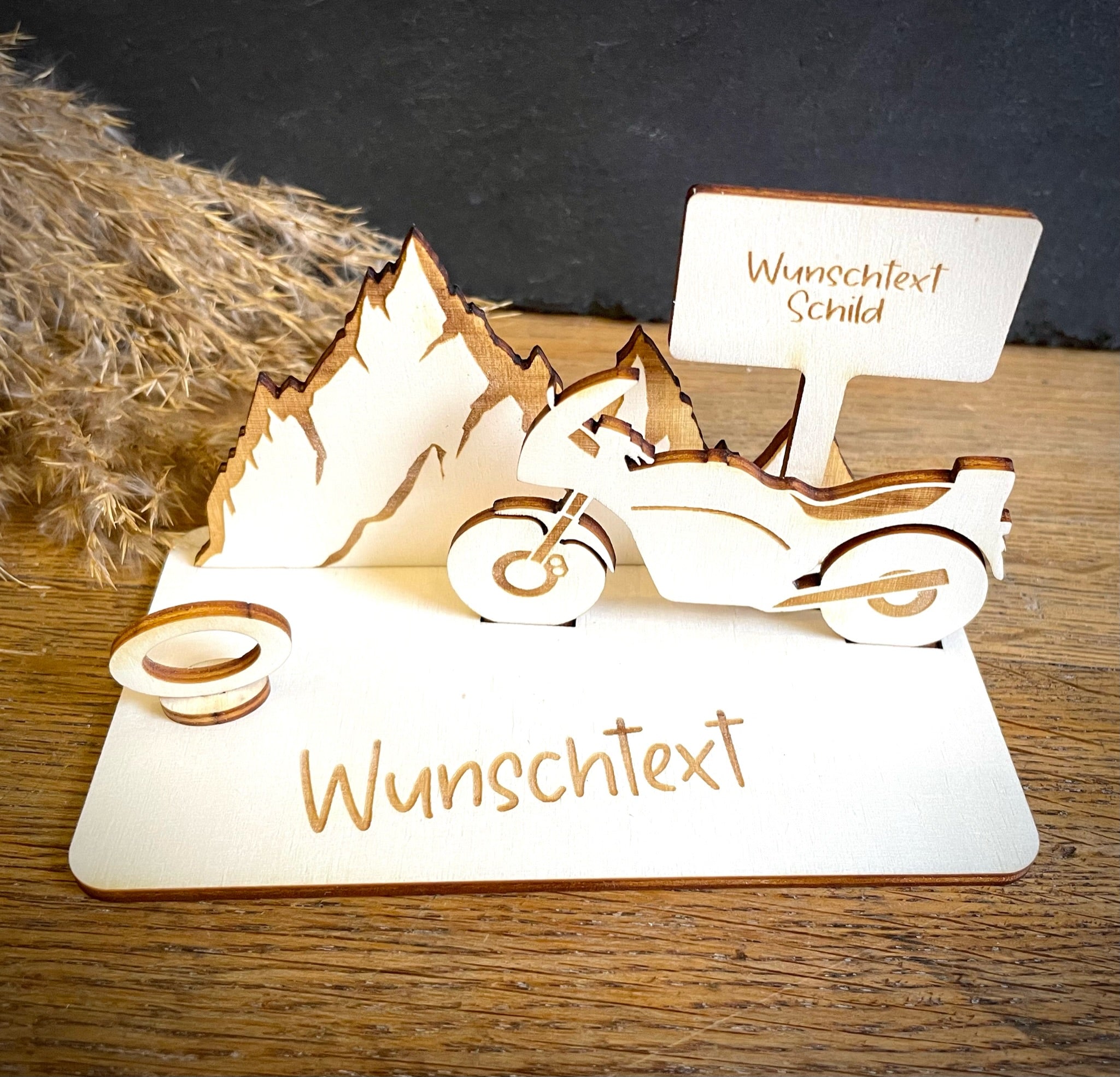 Geldscheinhalter Motorradtour, Bergtour