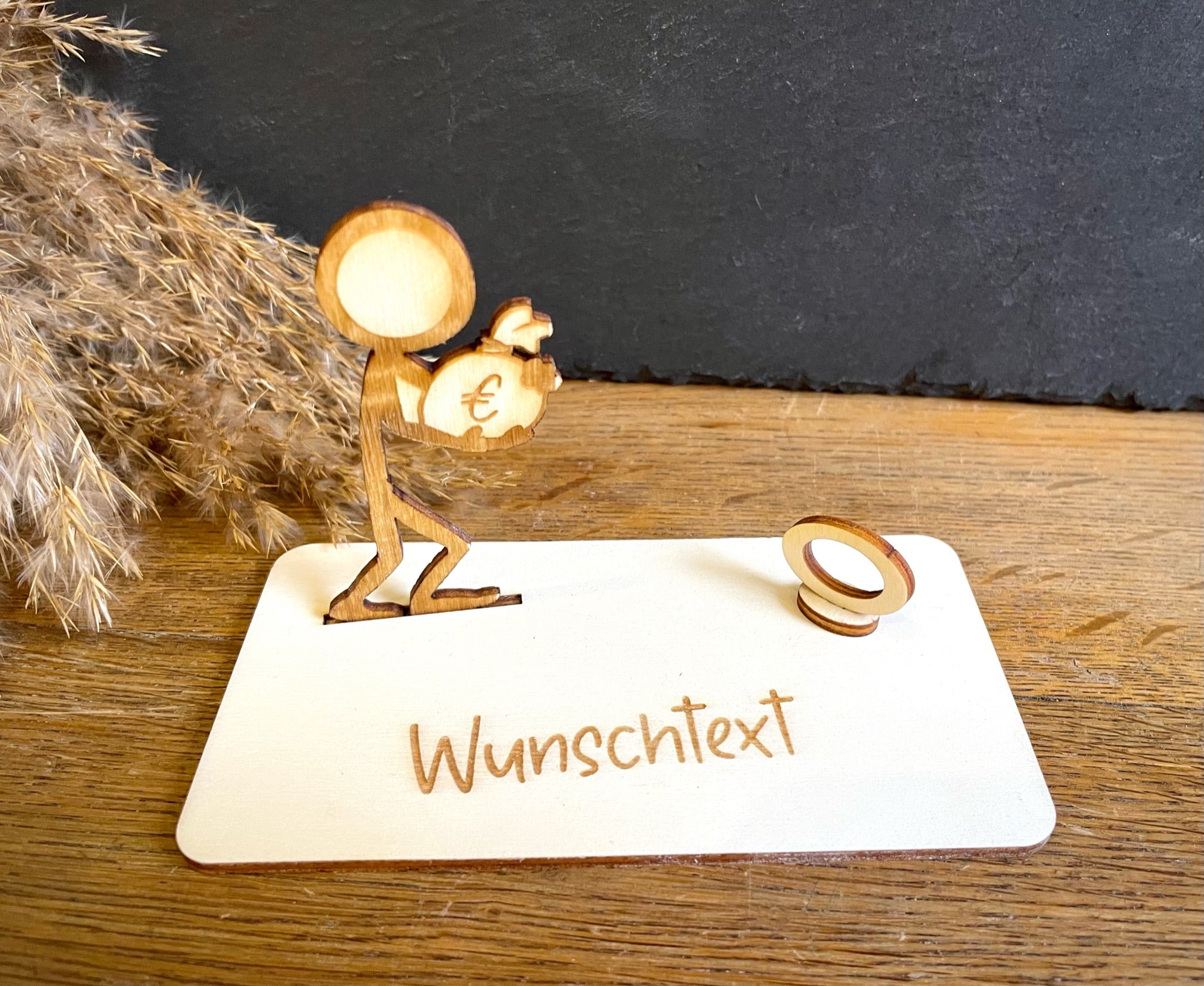 Geldscheinhalter Geldsack, Geld - Strichmännchen