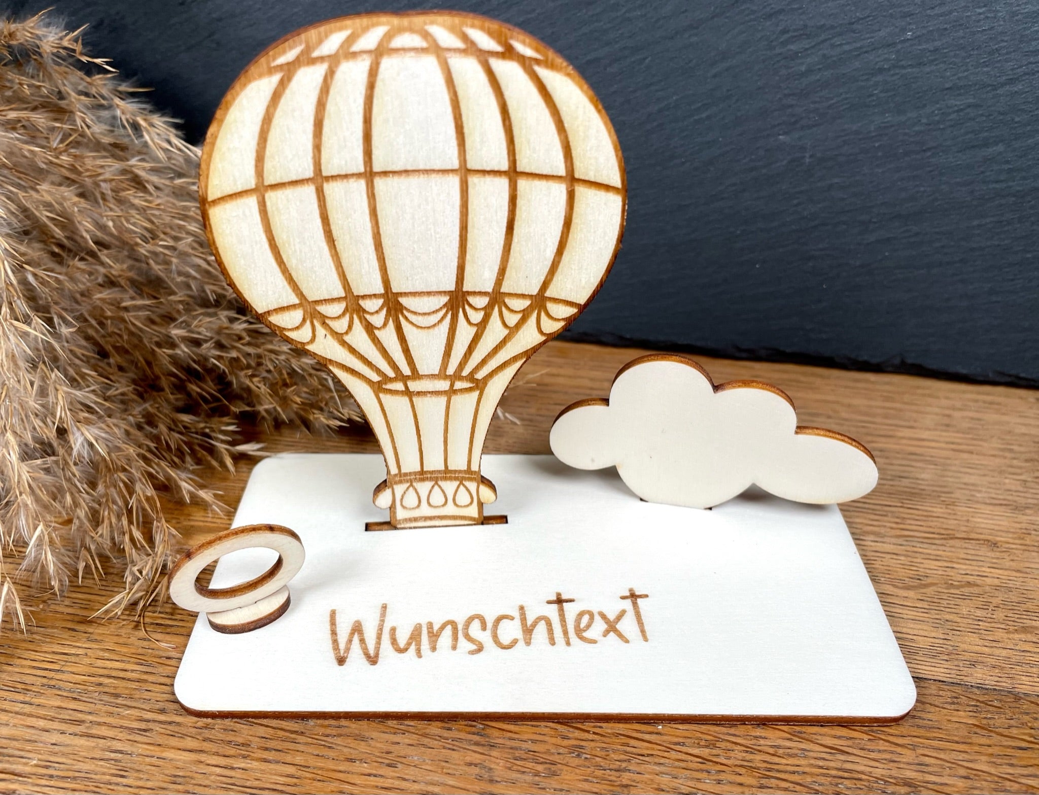 Geldscheinhalter Heißluftballon