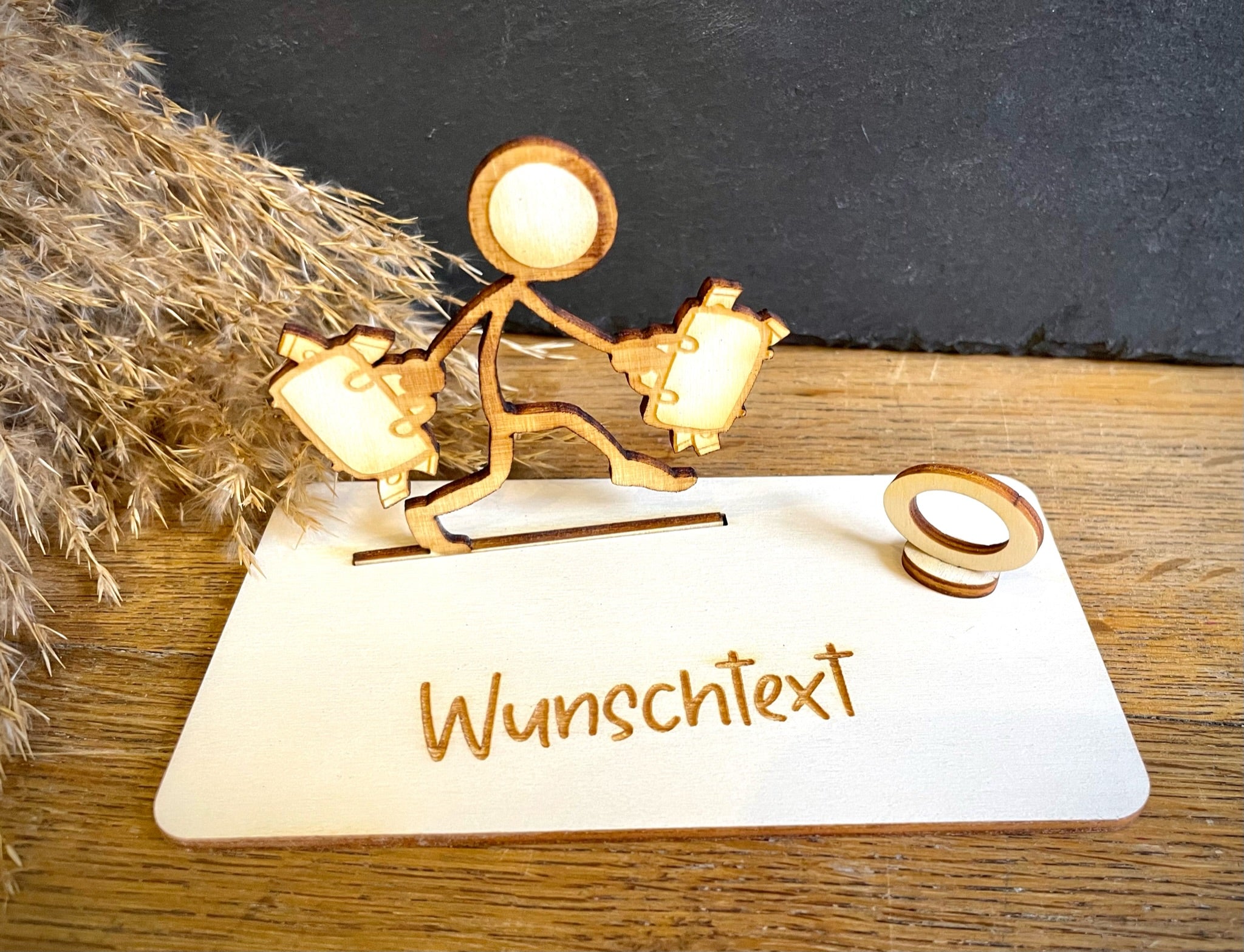 Geldscheinhalter Geldsack, Geld - Strichmännchen