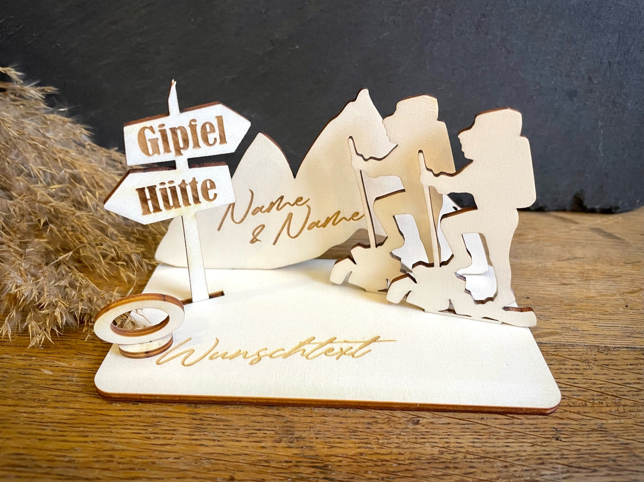 Geldscheinhalter Berge, Wandern, Pärchen