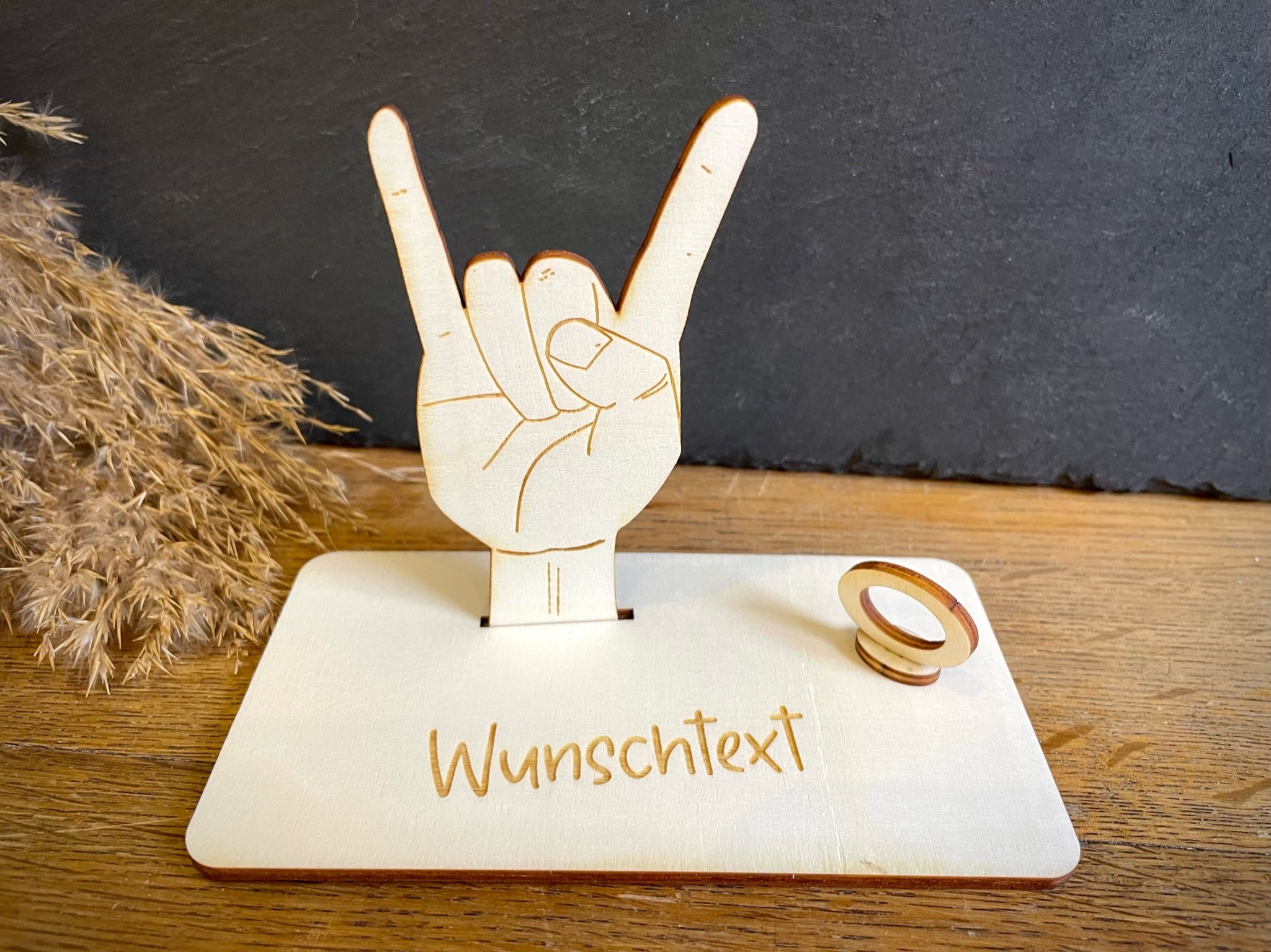 Geldscheinhalter Konzert, Metalhand