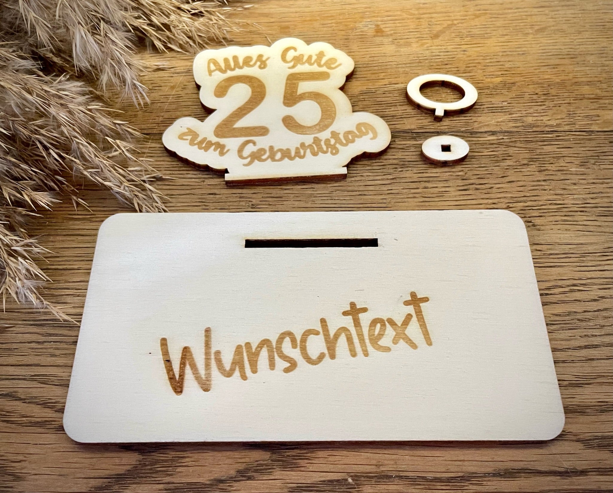 Geldscheinhalter Geburtstag, Zahl