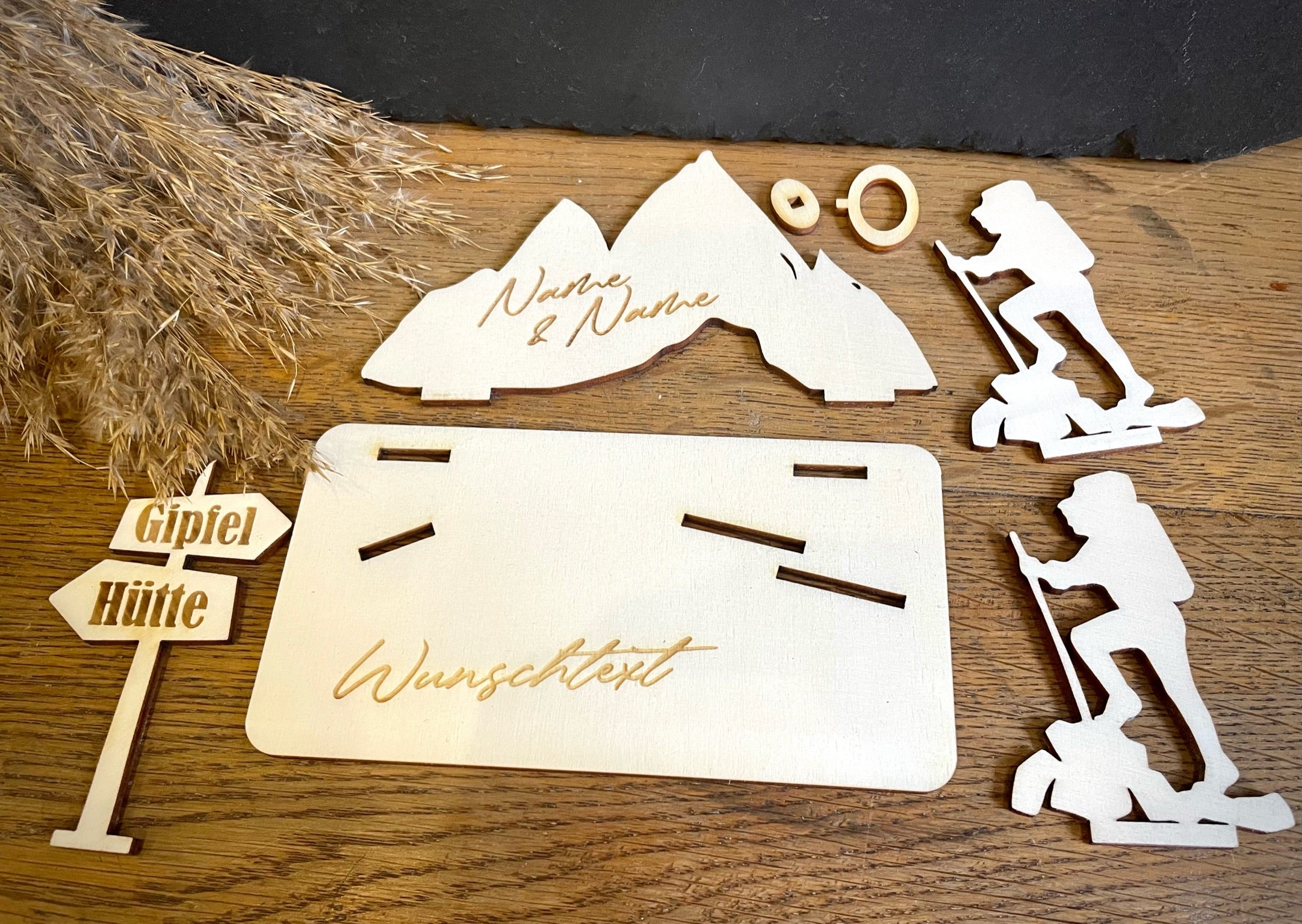 Geldscheinhalter Berge, Wandern, Pärchen