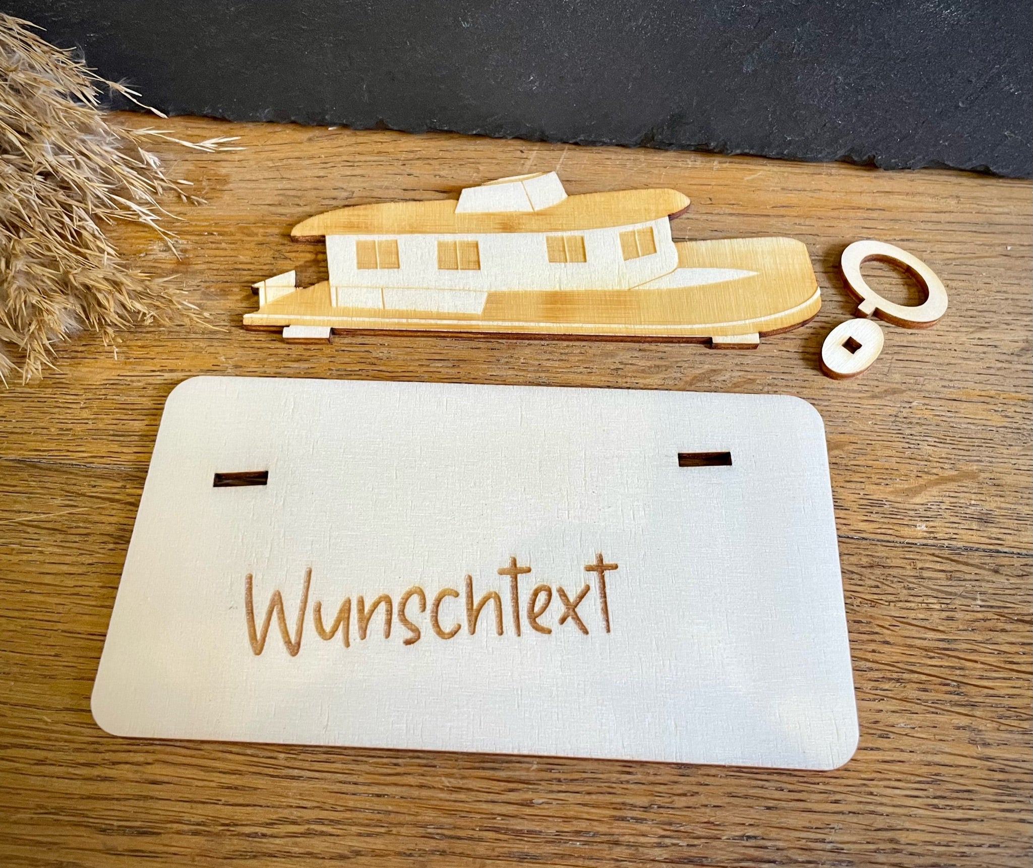 Geldscheinhalter Hausboot