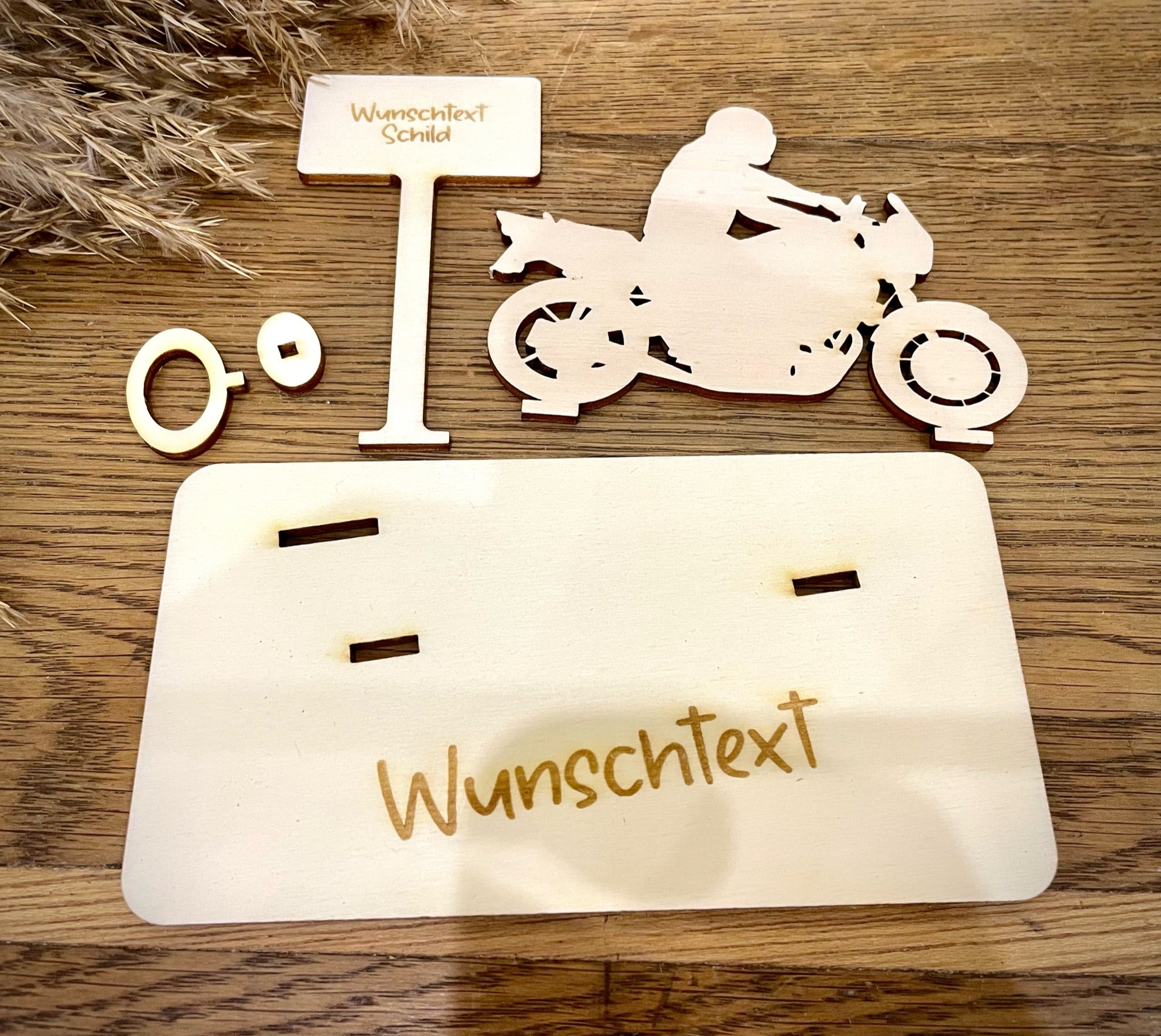 Geldscheinhalter Motorradfahrer