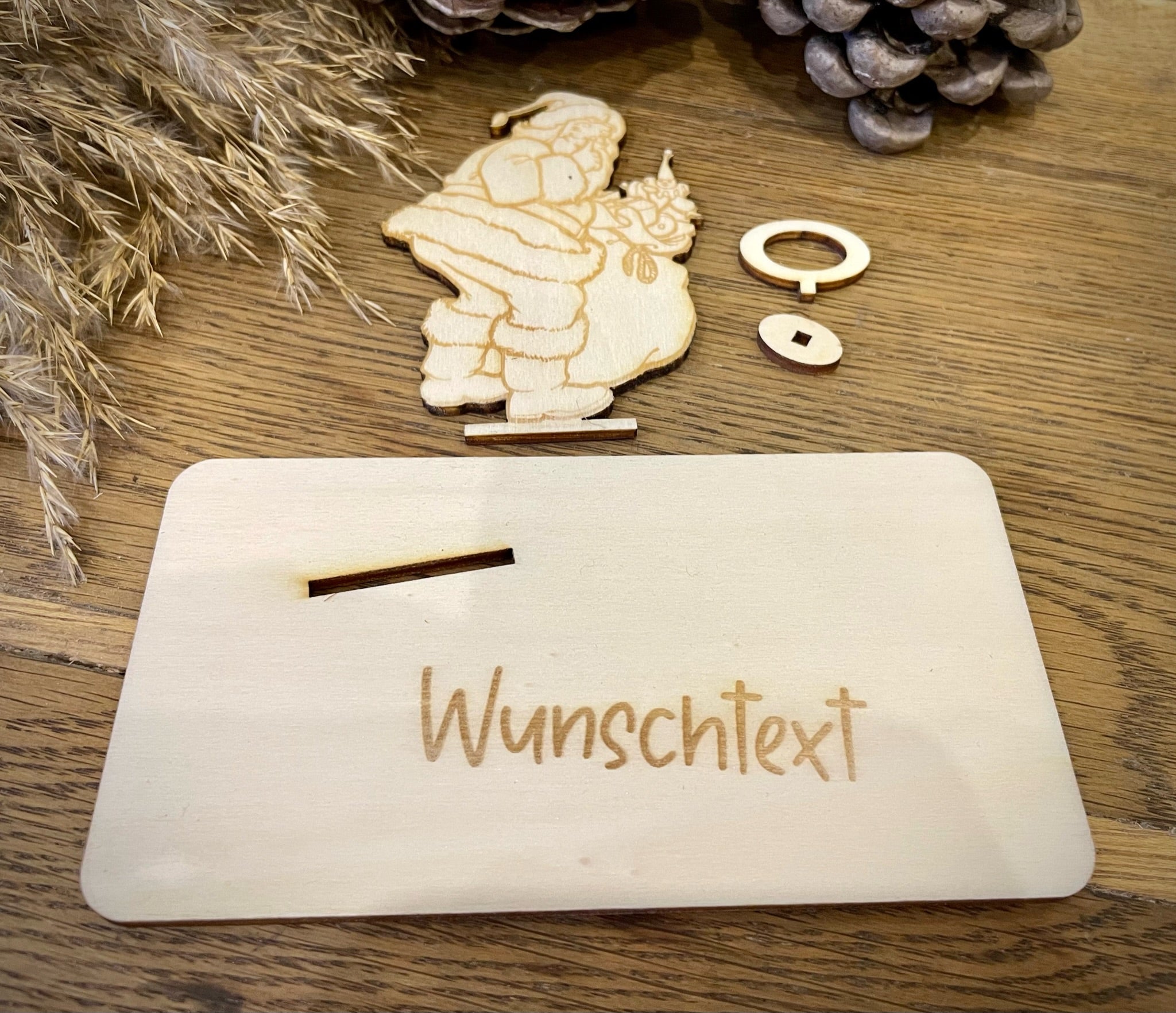 Geldscheinhalter Weihnachtsmann
