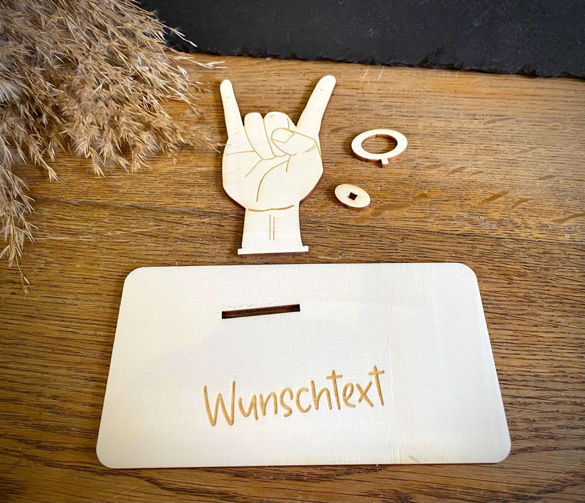 Geldscheinhalter Konzert, Metalhand