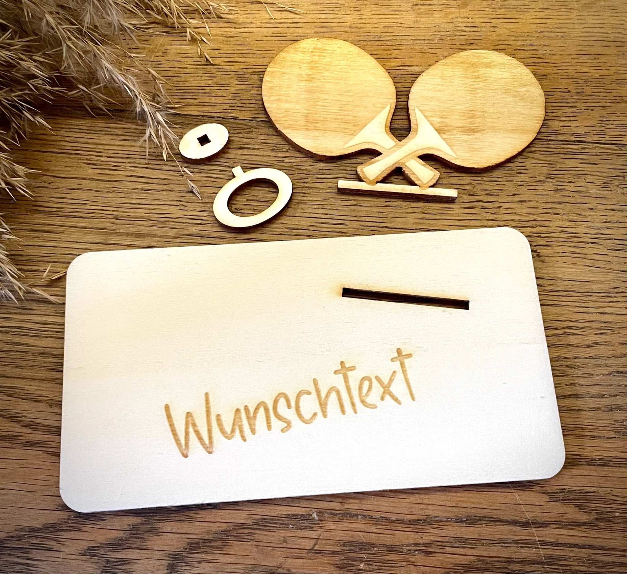 Geldscheinhalter Tischtennisschläger